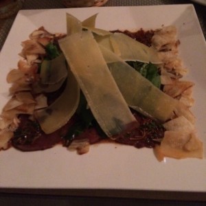 carpaccio de res
