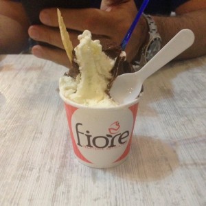 sorbete chocolate y coco