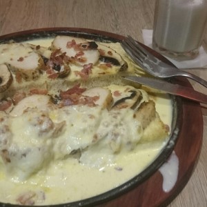 sandwich pollo carbonara 