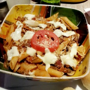 pasta boloñesa al horno