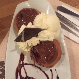 mini waffle de nutella 