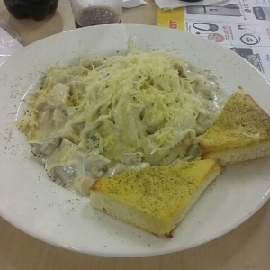 Fettuccine en salsa penelope