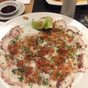 Carpaccio de pulpo 