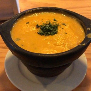 cazuela de camarones (sin gratinar)
