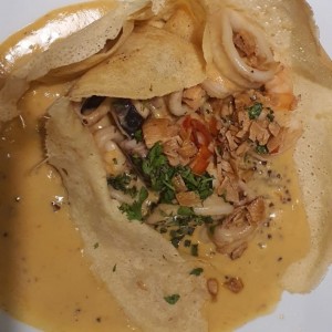 Creppe encocado de mar