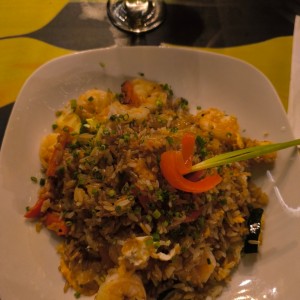 chaufa de camarones