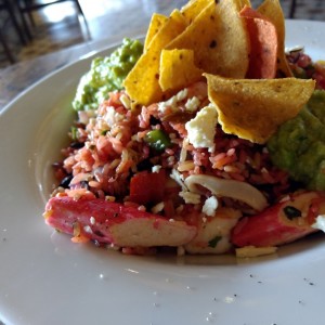 arroz mexicano con mariscos
