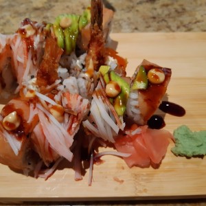 Smoked Ebi roll