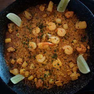 Paella de mariscos 