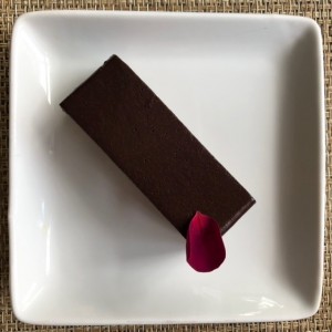 Postre de chocolate 