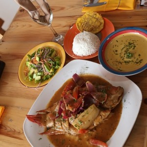 tilapia sudado peruano!!