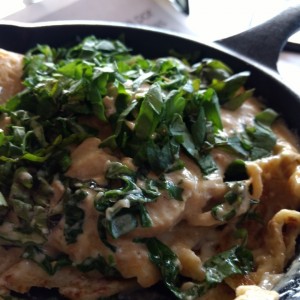 Crepe de champiñon con queso azul
