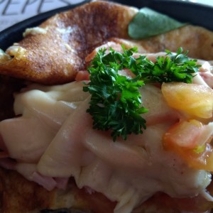 Crepe de jamón y queso