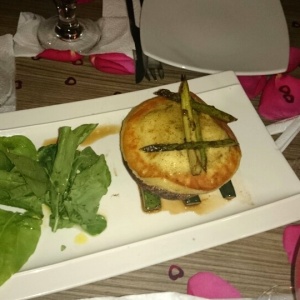 Portobello con Queso Provolone