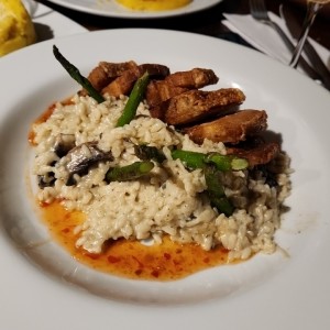 RISSOTTO DE SETAS Y CHICHARRÓN 