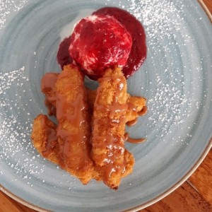 Bananos tempura 