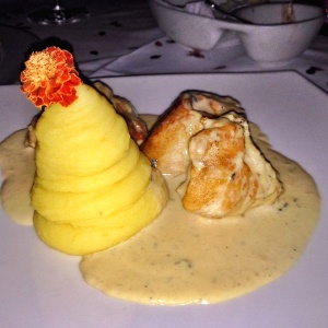 Pollo a la guayaba