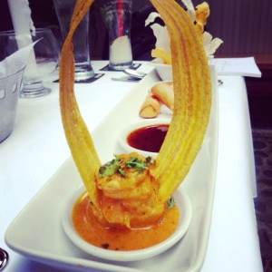 Fufu de camarones