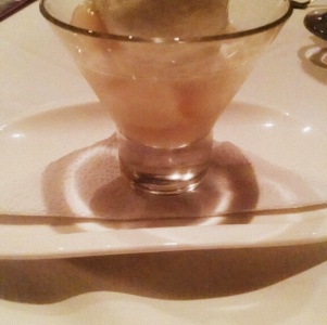 Helado lychee