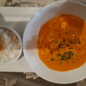 Encocado de. camaron y pescado