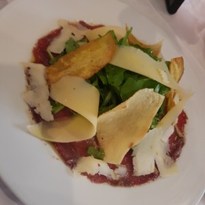 carpaccio de avestruz