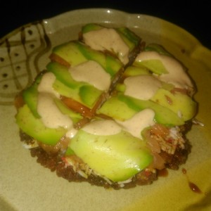 Sushi pizza