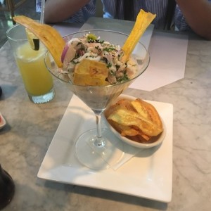 ceviche, excelente 