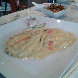 Mero thai con vegetales