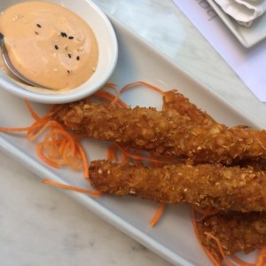 Langostinos crunch