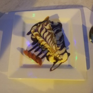 postre llamado negro en camisa