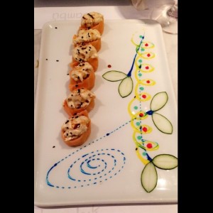 Ebi rice roll