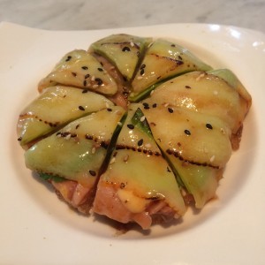 Mini Pizza de Salmon 