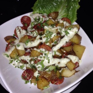 Papas con chistorra