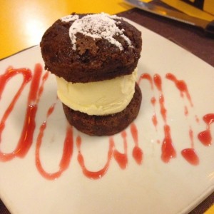 Hamburguesa de Brownie 