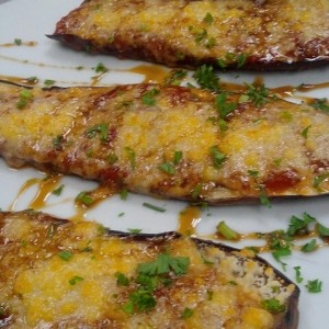 Berenjenas al graten