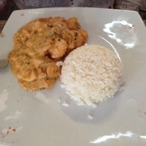 Camarones al Curry