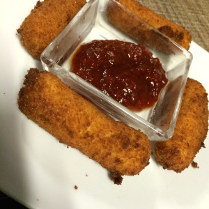 Deditos de quedo de cabra.