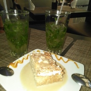 Tres leches y mojitos