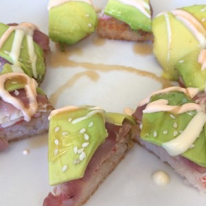 Sushi pizza