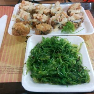 Tokio roll y wakame