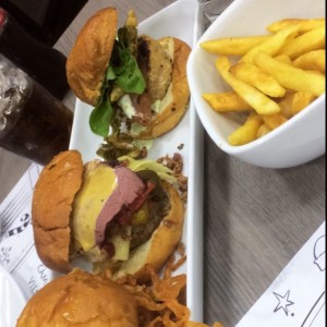 Trio de Hamburguesas