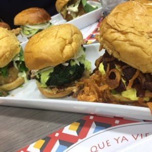 Trio de hamburguesas