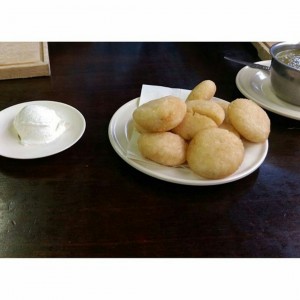 Arepitas con nata
