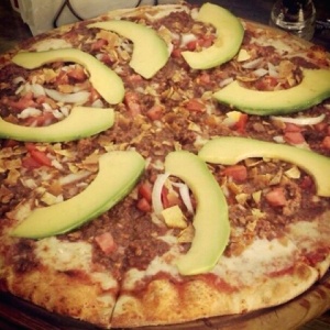 Pizza de taco (mexicana)