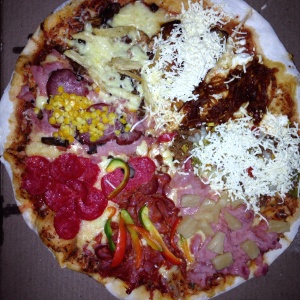 Pizza degustacion 