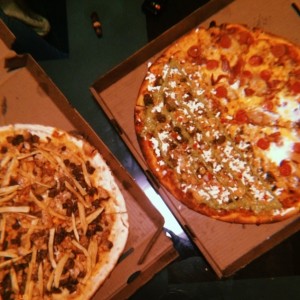 Pizza taco, Americana y La Pizpa