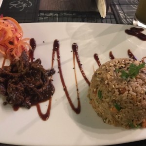 lomito con arroz 