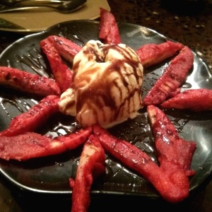 Banana tempura