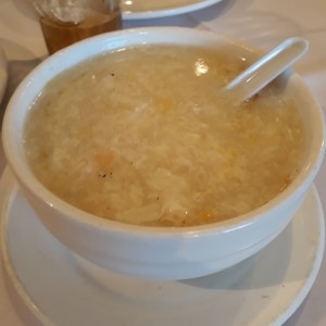 Crema de Maiz y Pollo