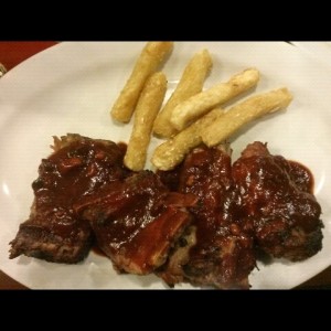 costillas bbq
